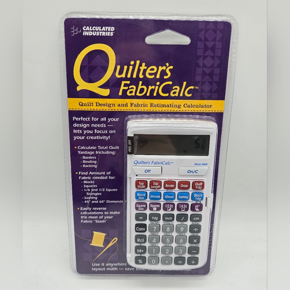 Calculated Industries Quilter's FabriCalc.